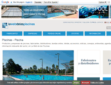 Tablet Screenshot of lawebdelaspiscinas.es